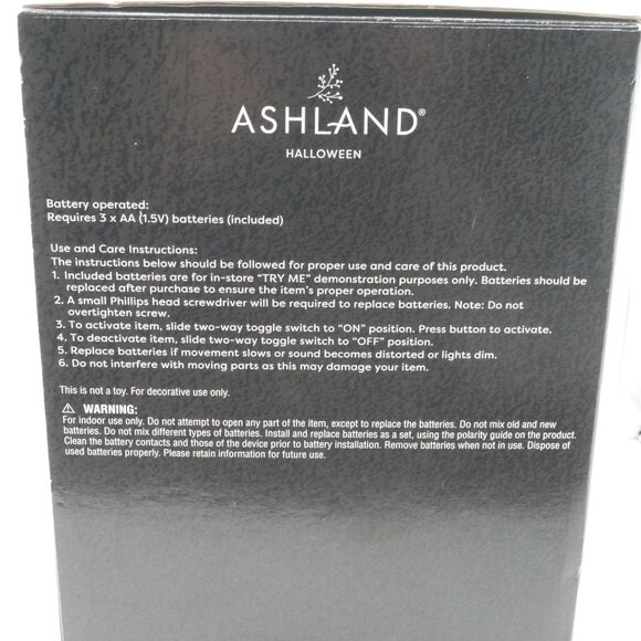 Ashland Halloween Animated Mummy Doll 8.6" Tantrum Feature W/ Lights Sound NIB - Picture 4 of 4